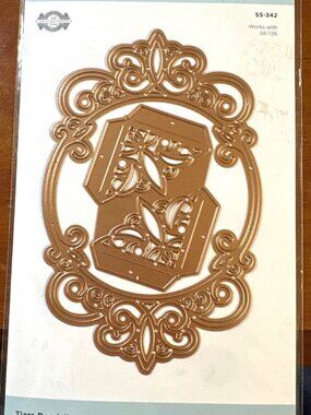 Spellbinders Tiara Rondelle Die Set 2 Templates For Cutting Embossing Stenciling